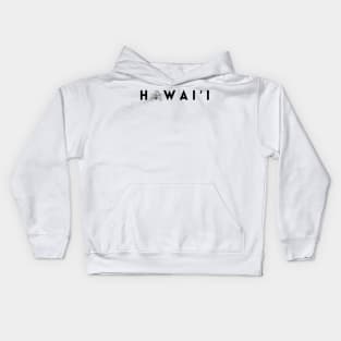 hawaii ulu plant breadfruit word graphic design Kids Hoodie